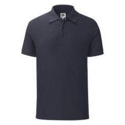 Koszulka Polo Męska Iconic. Niebieskie koszulki polo męskie Fruit of the Loom, m, bez wzorów, bez ramiączek. Za 51.99 zł.