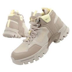 Buty trekkingowe Tamaris Active 1-25207-30271 beżowy. Brązowe obuwie sportowe damskie bez wzorów, z materiału, trekkingowe. Za 328.84 zł.
