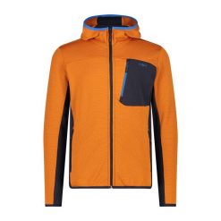 Bluza męska turystyczna CMP 34G1527. Brązowe bluzy męskie CMP, l, bez wzorów, bez kaptura. Za 429.99 zł.