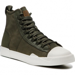 Trampki G-STAR RAW - Rackam Scuba Mid D10757-8390-723 Combat. Zielone trampki męskie G-Star Raw, z gumy. W wyprzedaży za 359.00 zł.