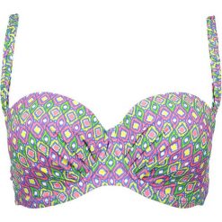 Biustonosz bikini "Sorto" z kolorowym wzorem. Bikini damskie marki Brunotti. W wyprzedaży za 74.95 zł.