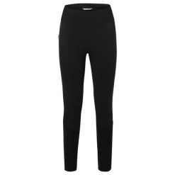 Spodnie damskie VAUDE Matera II. Czarne spodnie sportowe damskie Vaude, bez wzorów, z softshellu. Za 416.85 zł.