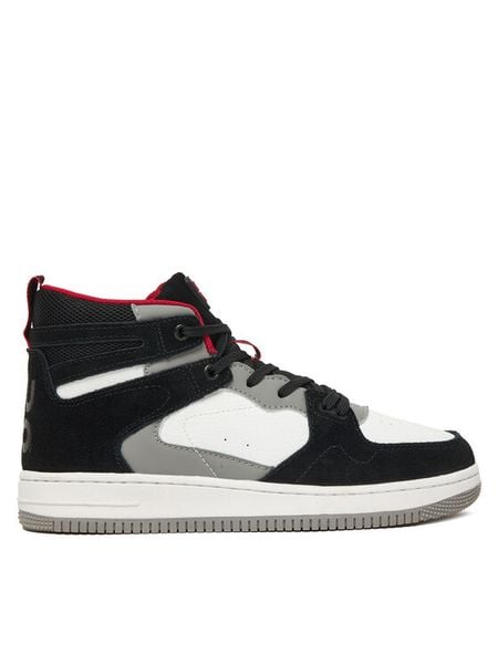 HUGO Sneakersy G00530 S Czarny. Czarne buty sportowe chłopięce Hugo, bez wzorów, ze skóry, bez zapięcia. Za 329.99 zł.