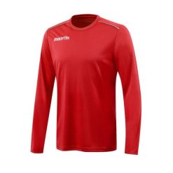 Koszulka treningowa Macron rigel. Białe koszulki sportowe męskie Macron, xs, bez wzorów, z materiału, bez kołnierzyka, bez ramiączek, na fitness i siłownię. Za 120.50 zł.
