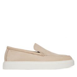 Półbuty Calvin Klein. Brązowe półbuty na co dzień męskie Calvin Klein, bez zapięcia. Za 649.99 zł.