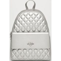 Love Moschino - Plecak. Szare plecaki damskie Love Moschino, z materiału. Za 999.90 zł.