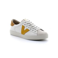 Buty sneakersy Victoria Berlin mostaza. Białe obuwie sportowe damskie VICTORIA, bez wzorów. Za 380.66 zł.