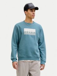 Jack & Jones Bluza Fusion 12289807 Niebieski Relaxed Fit. Niebieskie bluzy męskie Jack & Jones, m, bez wzorów, z bawełny, bez kaptura. Za 154.99 zł.