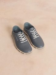 Buty sportowe damskie TBS Confort Jazaru. Niebieskie obuwie sportowe damskie TBS, bez wzorów, z materiału, trekkingowe. Za 400.65 zł.