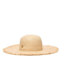 Kapelusz Tommy Hilfiger. Brązowe czapki i kapelusze damskie Tommy Hilfiger, bez wzorów. Za 369.99 zł.