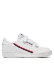 Adidas Sneakersy Continental 80 Cf C EH3222 Biały. Białe buty sportowe dziewczęce Adidas, bez wzorów, ze skóry, bez zapięcia. Za 169.99 zł.