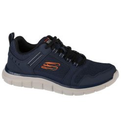 Buty sportowe Sneakersy męskie, Skechers Track-Knockhill. Brązowe buty sportowe męskie Skechers, z materiału, bez zapięcia. Za 249.99 zł.