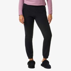 Spodnie Polarowe Kobieta Swedemount Geilo Fleece Pants II wiatroszczelna. Czarne spodnie sportowe damskie SWEDEMOUNT, bez wzorów, z polaru, trekkingowe. Za 129.99 zł.