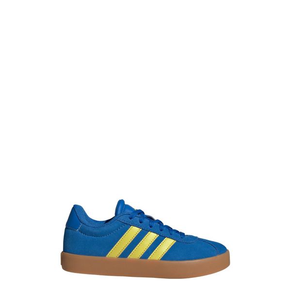 Buty VL Court 3.0. Brązowe obuwie sportowe damskie Adidas, bez wzorów, z tkaniny, trekkingowe. Za 229.00 zł.