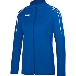 Kurtka Jako femme de loisir Classico. Niebieskie kurtki sportowe damskie Jako, s, bez wzorów, z materiału, z kapturem. Za 216.35 zł.
