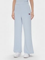 Tommy Jeans Spodnie dresowe DW0DW17312 Błękitny Wide Leg. Niebieskie jeansy damskie Tommy Jeans, l, bez wzorów, z dresówki. Za 519.99 zł.