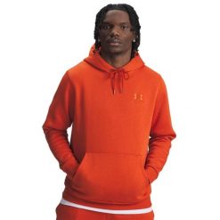 Bluza z kapturem Under Armour Icon Fleece. Brązowe buty sportowe męskie Under Armour, bez zapięcia, na fitness i siłownię. Za 312.50 zł.