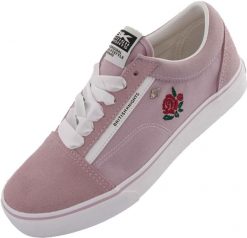 Buty damskie British Knights Sneakers Mack jasnoróżowe. Czerwone obuwie sportowe damskie BLACK KNIGHT, bez wzorów, z gumy, tenisowe. Za 305.99 zł.