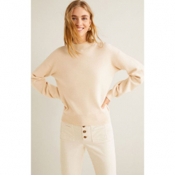 Mango - Sweter Clean3. Szare swetry damskie Mango, z dzianiny. Za 119.90 zł.