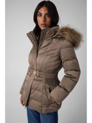 Guess Kurtka przejściowa 184647 Brązowy Classic Fit. Brązowe kurtki i płaszcze dla dziewczynek Guess, z aplikacjami, bez kaptura. Za 1,219.00 zł.