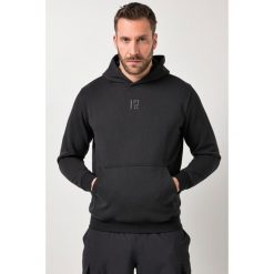 Męska Bluza z kapturem fitness sweter kaptur nadruk na plecach. Czarne bluzy męskie JAY-PI, m, bez wzorów, z bawełny, z kapturem. Za 349.99 zł.