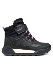 Geox Śniegowce J Trekkyup B Ab J46M7A 0MEMS C9266 M Czarny. Czarne buty zimowe dziewczęce Geox, ze skóry, bez zapięcia. Za 249.99 zł.