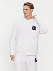 Hugo Bluza Nolumbine 50515648 Biały Relaxed Fit. Białe bluzy męskie Hugo, l, bez wzorów, z bawełny, bez kaptura. Za 389.99 zł.