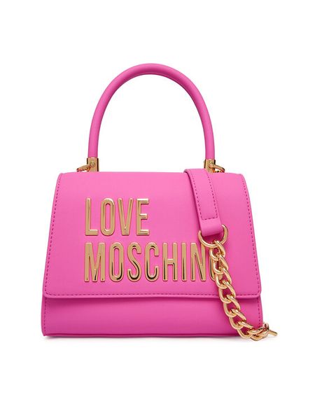 LOVE MOSCHINO Torebka JC4024PP1OKD0604 Różowy. Czerwone torebki do ręki damskie Love Moschino, bez wzorów, ze skóry, bez dodatków. Za 1,009.00 zł.