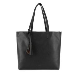 Torebka JENNY. Czarne torebki do ręki damskie Jenny, bez wzorów, bez dodatków. Za 159.99 zł.