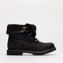 TIMBERLAND Authentics Teddy Fleece W Botki damskie. Czarne botki damskie Timberland, na zimę, z gumy, eleganckie, bez obcasa, bez zapięcia. W wyprzedaży za 743.99 zł.