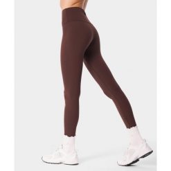 Legginsy crossback na pilates dla kobiet Carpatree Balletcore. Brązowe legginsy damskie Carpatree, bez wzorów. Za 219.99 zł.