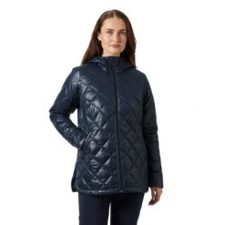 Damska kurtka turystyczna Helly Hansen Bliss Quilt. Niebieskie kurtki damskie Helly Hansen, bez wzorów, bez kaptura. Za 857.00 zł.