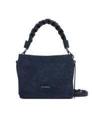 Coccinelle Torebka P6P Boheme Suede Bimaterial E1 P6P 58 01 01 Granatowy. Niebieskie torebki do ręki damskie Coccinelle, bez wzorów, ze skóry, bez dodatków. Za 1,549.00 zł.