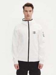 Aeronautica Militare Kurtka przejściowa 251AF497F559 Biały Regular Fit. Białe kurtki męskie Aeronautica Militare, m, bez wzorów, z syntetyku, bez kaptura. Za 439.99 zł.
