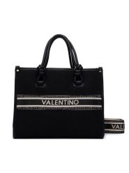 Valentino Torebka Winter Aella VBSABG04 Czarny. Czarne torebki do ręki damskie Valentino, bez wzorów, bez dodatków. Za 619.99 zł.