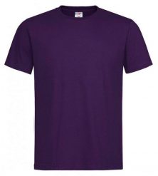 Fioletowy Bawełniany T-Shirt Męski Bez Nadruku -STEDMAN- Koszulka, Krótki Rękaw, Basic, U-neck. Fioletowe t-shirty męskie Stedman, m, bez wzorów, z bawełny, casualowe, bez kołnierzyka. Za 45.00 zł.