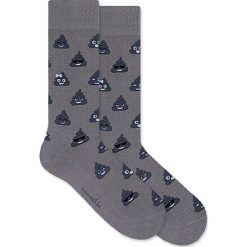 Nanushki - Skarpety Happy Grey Poo. Skarpety męskie marki Nanushki. W wyprzedaży za 19.90 zł.