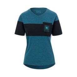 Damski jersey Giro Ride. Niebieskie koszulki sportowe damskie GIRO, bez wzorów, z jersey, rowerowe. W wyprzedaży za 256.90 zł.