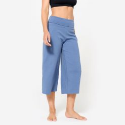 Spodnie capri do jogi damskie Kimjaly. Czarne spodnie materiałowe damskie KIMJALY, xs, bez wzorów, z bawełny. Za 79.99 zł.