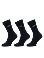 Emporio Armani Underwear Skarpety długie EM000554 AF14446 MB082 Niebieski. Niebieskie skarpety męskie Emporio Armani Underwear, bez wzorów, z bawełny. Za 119.99 zł.