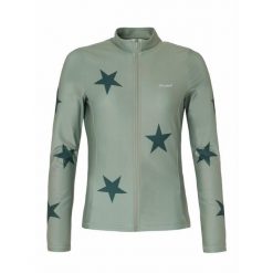 Damska wodoodporna kurtka z długim rękawem Protest Prtpecans. Zielone kurtki damskie Protest, bez wzorów, bez kaptura. W wyprzedaży za 312.79 zł.