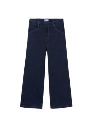 Mayoral Jeansy 7573 Granatowy Wide Leg. Niebieskie jeansy dla dziewczynek Mayoral, z bawełny. Za 149.99 zł.