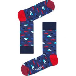 Happy Socks - Skarpety Brick. Niebieskie skarpety męskie Happy Socks. W wyprzedaży za 27.90 zł.