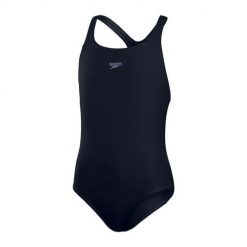 Strój kąpielowy dziewczęcy Speedo Eco End Medalist Jf. Niebieskie stroje kąpielowe dla dziewczynek Speedo, bez wzorów, z materiału. Za 183.00 zł.