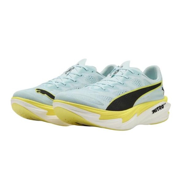 Damskie buty do biegania Puma Deviate Nitro Elite 4. Białe obuwie sportowe damskie Puma, bez wzorów, do biegania. Za 852.00 zł.