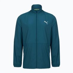 Kurtka do biegania męska PUMA Run Favorite Woven Jacket. Niebieskie kurtki męskie Puma, l, bez wzorów, z materiału, do biegania. Za 149.99 zł.