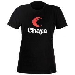 Koszulka damska Chaya. Czarne t-shirty damskie CHAYA, s, bez wzorów, z bawełny, eleganckie, bez kołnierzyka. Za 141.00 zł.
