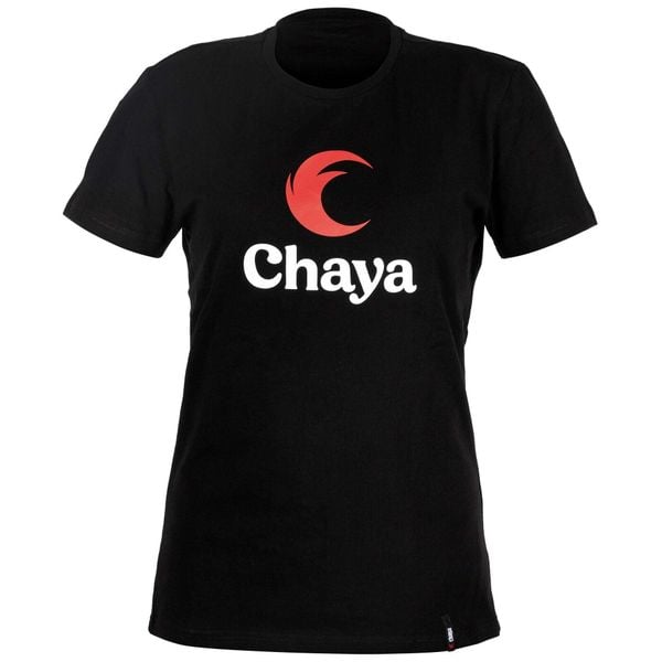 Koszulka damska Chaya. Czarne t-shirty damskie CHAYA, s, bez wzorów, z bawełny, eleganckie, bez kołnierzyka. Za 141.00 zł.