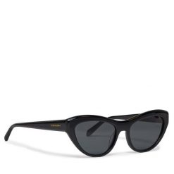 Okulary przeciwsłoneczne Salvatore Ferragamo. Czarne okulary przeciwsłoneczne damskie Salvatore Ferragamo. Za 2,409.00 zł.