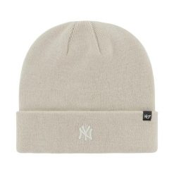 Czapka New York Yankees beżowa B-CFDCN17ACE-BN. Brązowe czapki i kapelusze męskie Adidas, bez wzorów, z syntetyku, sportowe. Za 85.00 zł.